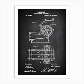 Blower Patent Hvac Blower 1893 Air Conditioning Patent Ac Fan Or Blowing Apparatus Mortier Air Conditioning Blueprint Hvac Cp4451 Art Print