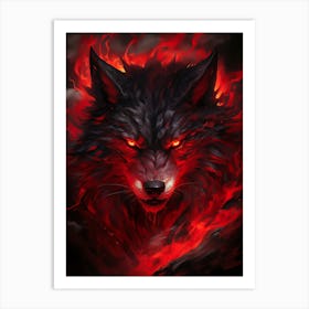 Wolf Art Art Print