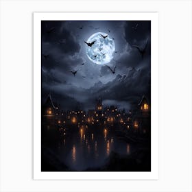 Bat Cave Realistic 7 Art Print