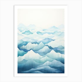 Watercolor Seascape 4 Art Print