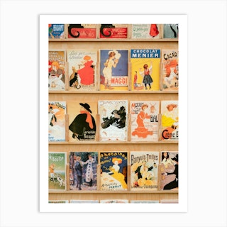 Vintage Cabaret Paris Posters Art Print