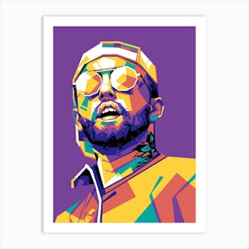 Mac Miller WPAP Art Print