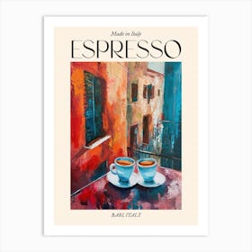 Bari Espresso Made In Italy 2 Poster Art Print