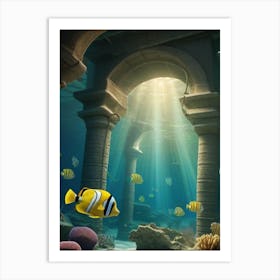 Beauty of underwater world 15 Art Print