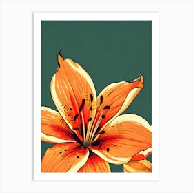 Orange Lily Art Print