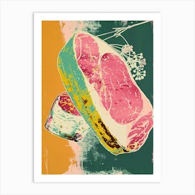 Wagyu Beef Duotone Silkscreen Art Print