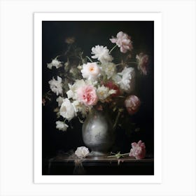 Wild Flowers Still Life Painting Art Print