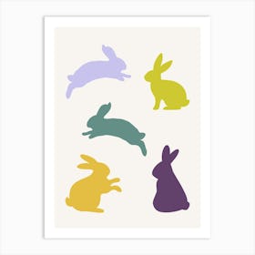 Lucky Bunny Art Print