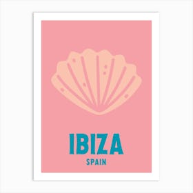 Ibiza, Spain, Graphic Style Poster 5 Art Print