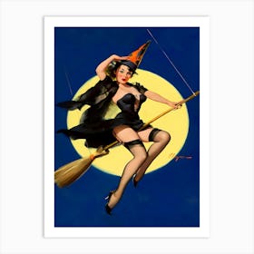 Gil Elvgren Pin Up Riding High Art Print