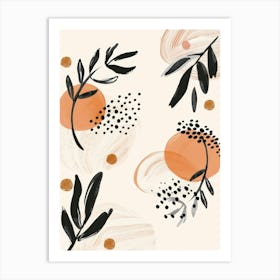 Abstract Floral Painting 18 Art Print