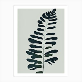 Himalayan Maidenhair Fern Simplicity Art Print