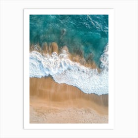 Aerial View Of A Beach 150 Art Print