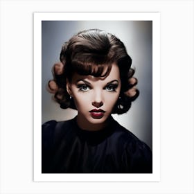 Color Photograph Of Judy Garland 1 Art Print