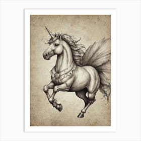 Unicorn 2 Art Print