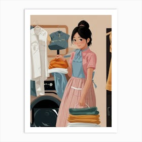 Laundry Room 14 Art Print