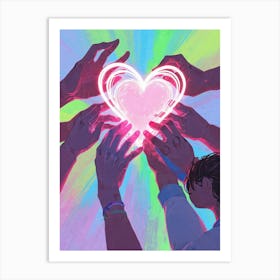 Heart Of Love 33 Art Print