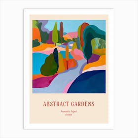 Colourful Gardens Rosendals Trdgrd Sweden 3 Red Poster Art Print