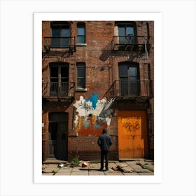 Nyc Street Scene 1 Art Print