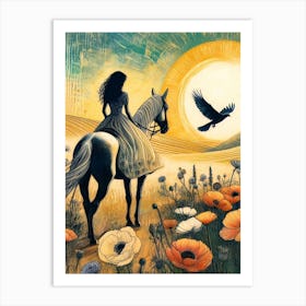 Creative Horse Beauty Illustration Nr 252 Art Print