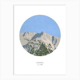 Karwendel Austria Mountain Art Print