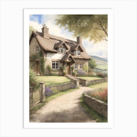 Thatched Cottage 2 Art Print