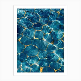 Blue Water 3 Art Print