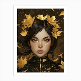 Autumn Girl 1 Art Print