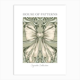 Coquette In Sage 1 Pattern Poster Art Print