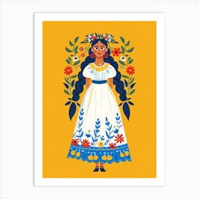 Mexican Girl 3 Art Print