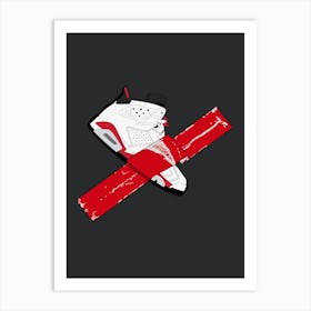 Air Jordan 5 Retro Art Print