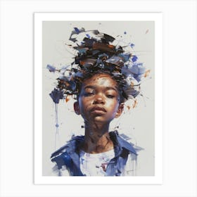 Child'S Head Art Print