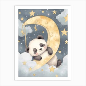 Sleeping Baby Panda 3 Art Print