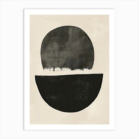 Mexico City Stone Park Bauhaus Minimalist Art Print