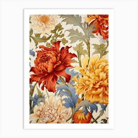 Chrysanthemums Art Print