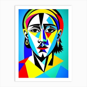 Abstract Portrait Of A Woman 1 Art Print