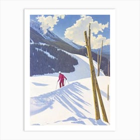 Sölden, Austria Glamour Ski Skiing Poster Art Print