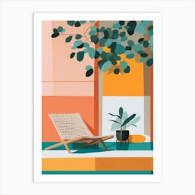 Lounge Chair Art Print