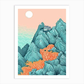 House On The Mountain 2 Art Print