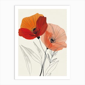 Poppies 28 Art Print