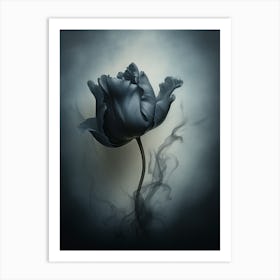 Black Flower 4 Art Print