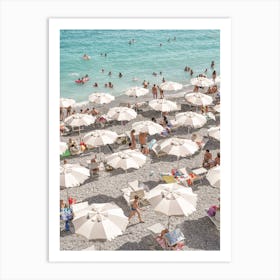 Amalfi Beach Art Print