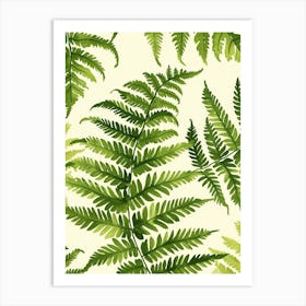 Pattern Poster Boston Fern 2 Art Print