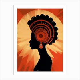 African Symbolism 1 Art Print
