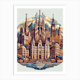 Barcelona 5 Art Print