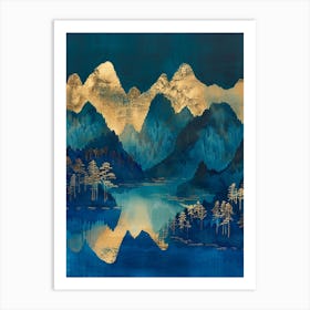 Chinese Mountains 61 Art Print