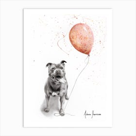 A Puppy Birthday Art Print