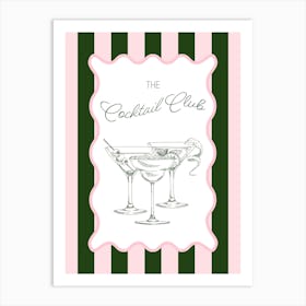 The Cocktail Club Art Print