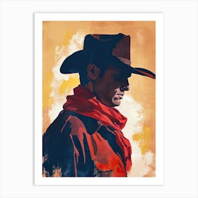 The Cowboy’s Contemplation Art Print