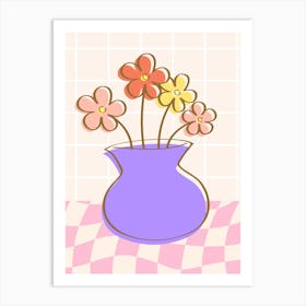 Flowers In A Vase Print Art Print